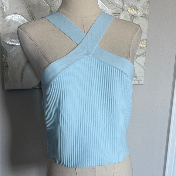 Sincerly Jules Tops - New Sincerely Jules Cross-Strap Top 🩵 sz Large
